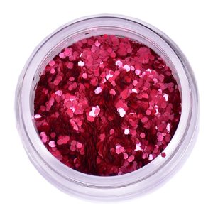 Cosmetic glitter (bio) L050 punainen