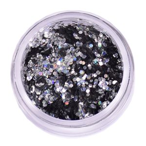Cosmetic glitter (bio) L070 holografinen hopea
