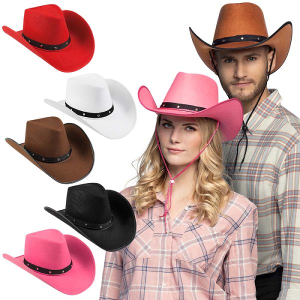 Cowboy-hattu, värivaihtoehtoja
