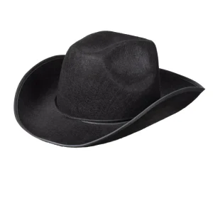 Cowboy-hattu musta