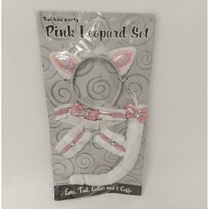 Pink Leopard setti vaaleanpunainen