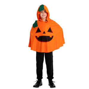 Halloween kurpitsa poncho 98-104 cm