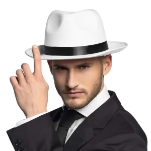 Mafia hattu valkoinen