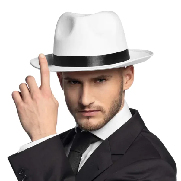 Mafia hattu valkoinen