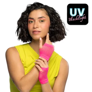 UV-verkkokäsine pinkki