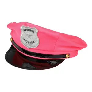 Neon poliisinhattu pinkki
