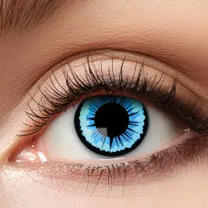 12kk linssit - 735 crazy space sininen