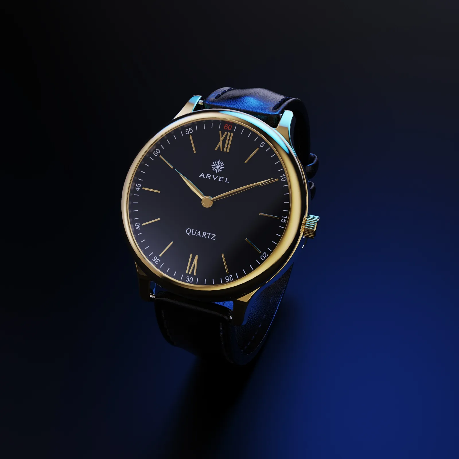 IARVEL Watch (kulta/musta)