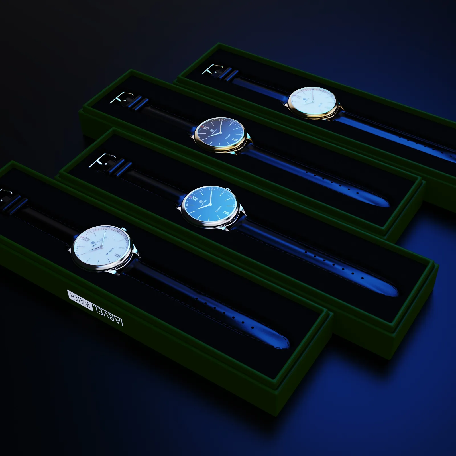 IARVEL Watch (kulta/musta) - Image 2