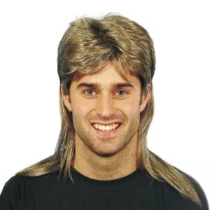 80-luvun takatukka ruskea