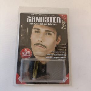 Aitohius ruskeat Gangster viikset sekä liima