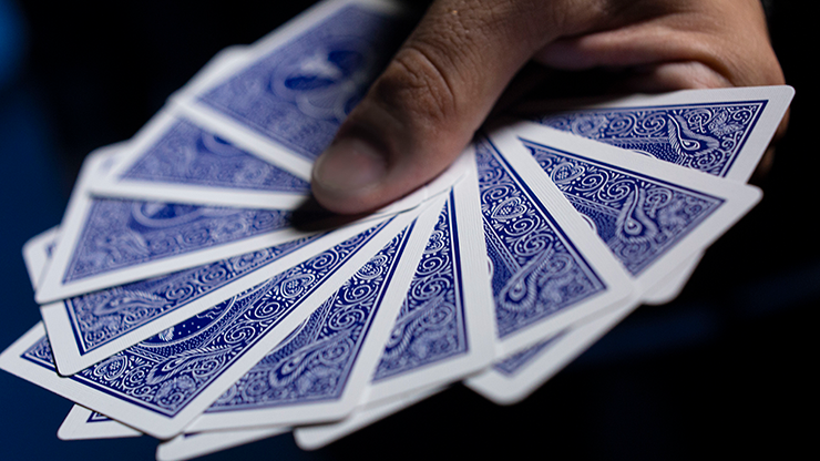 GT Speedreader Marked Deck Standard Version (Bicycle 809 Mandolin Blue)+Online Effect - Image 3