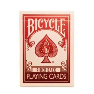 Bicycle Metallic Deck Ruby