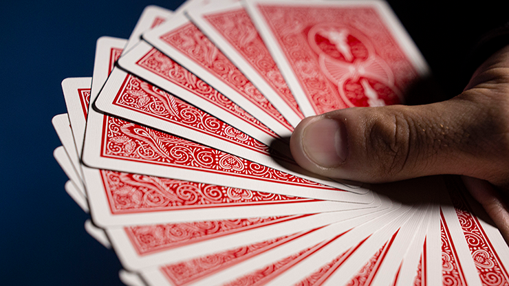 GT Speedreader Marked Dek Standard Version(Bicycle 809 Mandolin Red)+Online Effect - Image 4