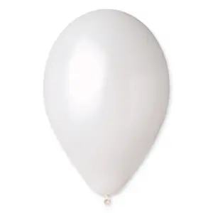 Ilmapallo metallinhohto valkoinen 33cm