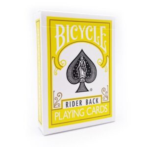 Bicycle Rider Back Yellow