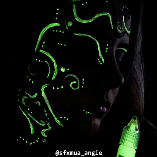 Grimas Glow in the Dark -pimeässä hohtava ihomaali - Image 3