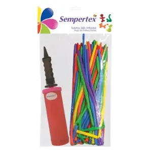 Sempertex setti 30kpl muotoilupalloja + pumppu